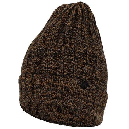 Grofgebreide muts heren - Kabelstructuur - 2-Pack - Multi Camel / One size