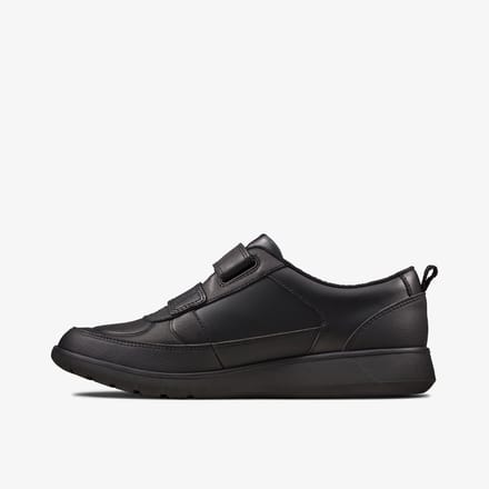 Scape Flare Y Zwarte Leren Schoenen