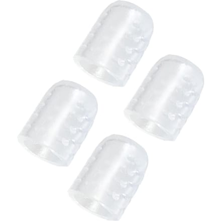 Lot de 10 protège-orteils respirants et transparents en silicone pour callosités white