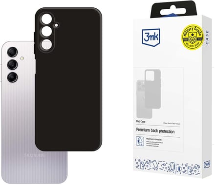 Hoesje voor Samsung Galaxy A14 4G – 3mk Matt Case Zwart