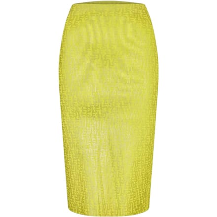 Diesel Ikaria getailleerde midirok voor dames (Geel)