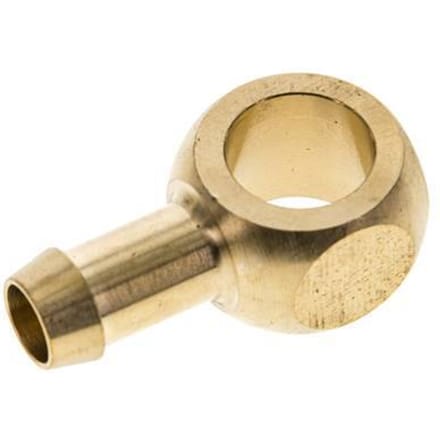 9 mm & G1/4'' Messing Banjobout met Slangpilaar [2 Stuks]