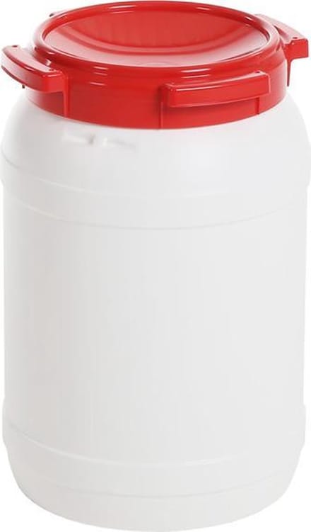 Voerton 20L met rode schroefdeksel