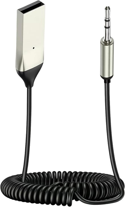 Solidchoice - Aux Bluetooth Adapter voor Auto met Microfoon