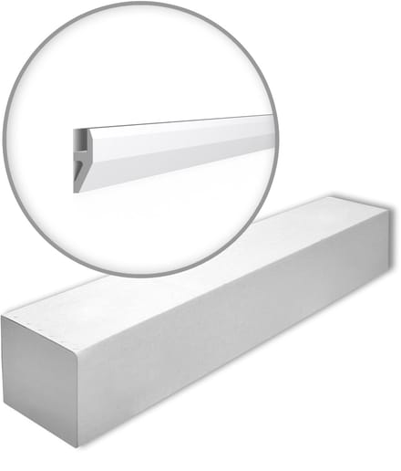 NMC W1-box WALLSTYL Noel Marquet 1 doos 30 stukken Wandlijst Indirecte verlichting modern design wit | 60 m
