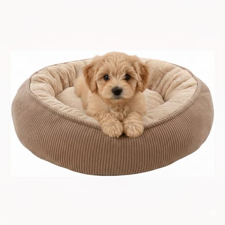 Donut Hondenmand Parijs Beige