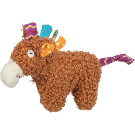 Kattenspeelgoed paard pluche 15cm kattenkruid