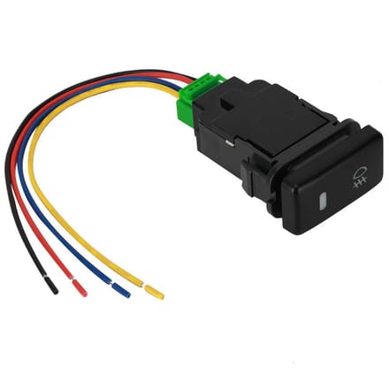 12V 4-polige PVC Drukschakelaar met Achtergrondverlichting