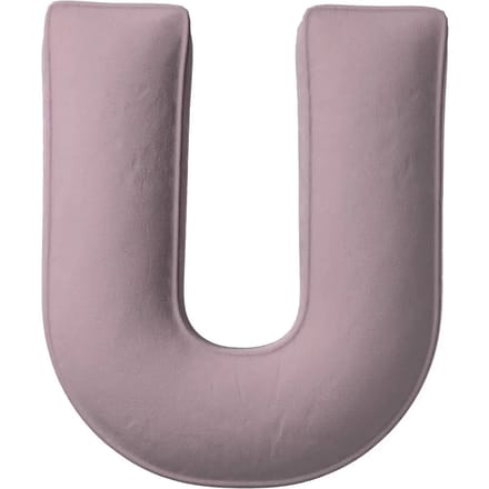Kussen letter u Yellow Tipi Posh Velvet