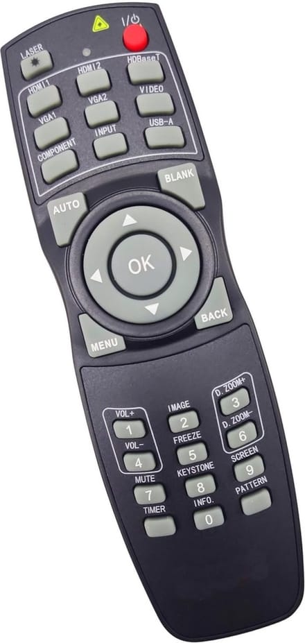 Eiki 63910027 compatibele Beamer Afstandsbediening