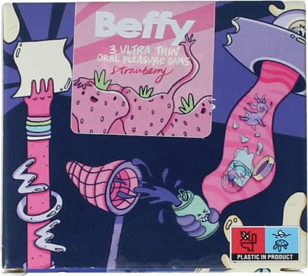 Beffy - Beflapje Strawberry - 3 stuks