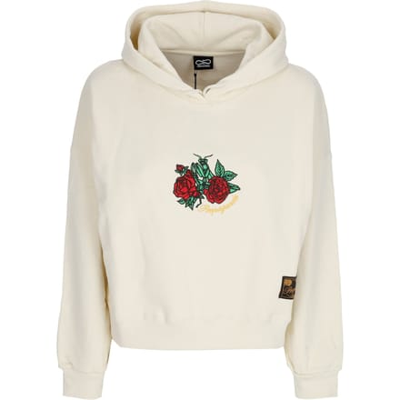 Vrouwen korte Hoodie W Mantis Croptop Hoodie Bone