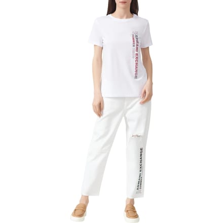 Armani Exchange Dames/Dames boyfriend jeans (Wit)