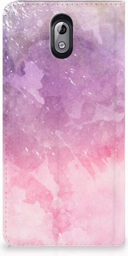 Bookcase Nokia 3.1 (2018) Pink Purple Paint