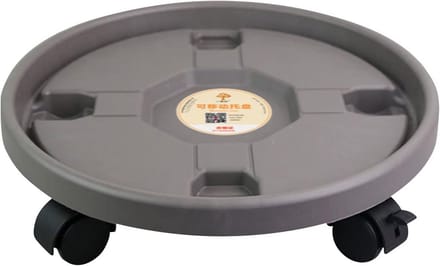 Ronde plantenroller met wielen voor binnen en buiten