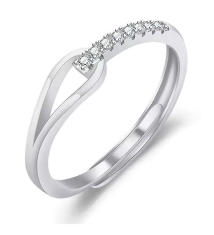 N3 Collecties Shining Classics sterling zilveren zirkonia ring voor dames