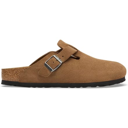 Leren klompen Birkenstock Boston Suede