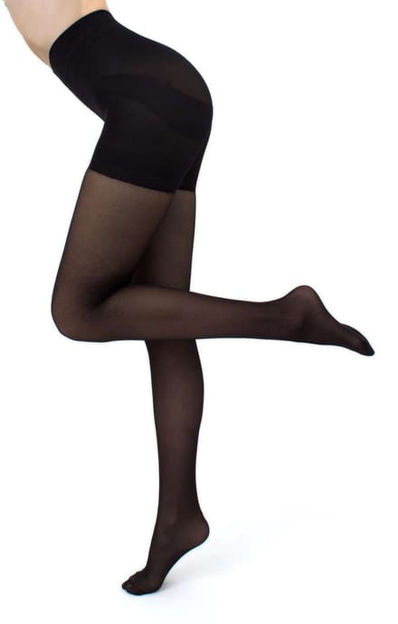 Giulia Panty - Effect Up 40 - In Shape - Corrigerend - Buik - Billen - Taille - Heupen - 40 Den - Medium - Zwart