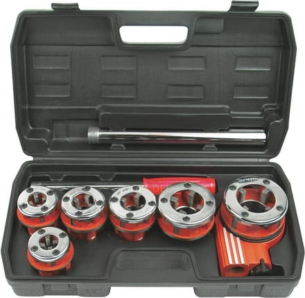 Brüder Mannesmann 530-9 9-delige Draadsnijset - 1/4"-1 1/4"