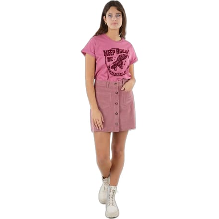 Fluwelen damesrok Deeluxe Praline