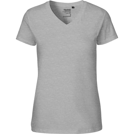 Neutral Ladies´ V-Neck T-Shirt NE81005 - Sport Grey - M