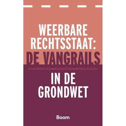 Weerbare Rechtsstaat: De Vangrails In De Grondwet - Jorieke Manenschijn
