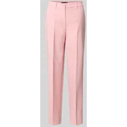 straight fit stoffen broek met persplooien