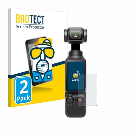 BROTECT - Screenprotector voor DJI Osmo Pocket 3 - Folie Beschermfolie matte 2 Stuks