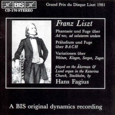 Hans Fagius - Liszt: Phantasy And Fugue On Ad Nos (CD)