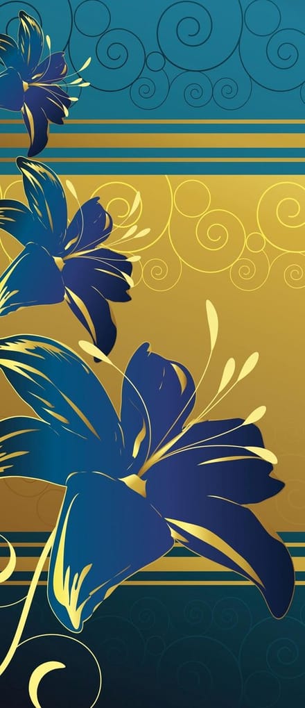 Flowers Abstract Photo Wallcovering