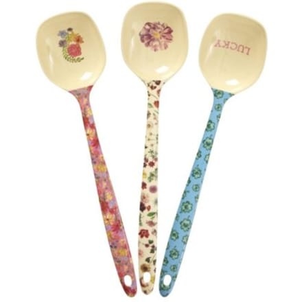 Rice melamine kooklepel lucky me assorti