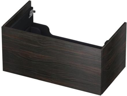 INK - Onderkast 1 Lade Push 2 Open Bestaande Uit - 800x450x376 Mm - Intens Eiken