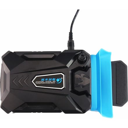 COOLCOLD K27 Draagbare Notebook Laptop Koeler USB Lucht Extractie Koeling Vacuüm Ventilator Radiator zwart