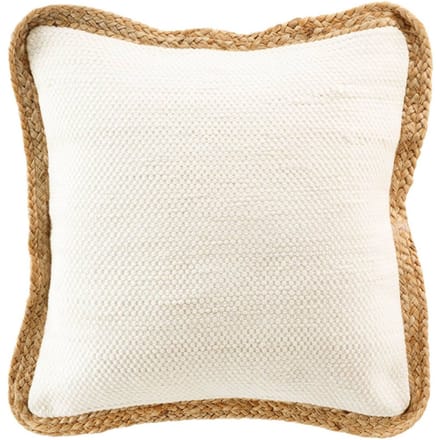Sierkussen 45 x 45 cm Cedar Wit
