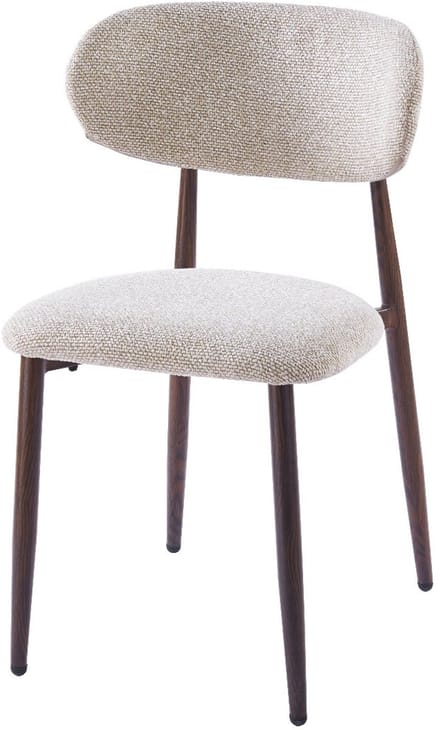 DS4U - Sumi eetkamerstoel beige - walnoot poot