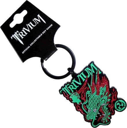 Trivium - Deadmen Dragon Head Sleutelhanger - Multicolours