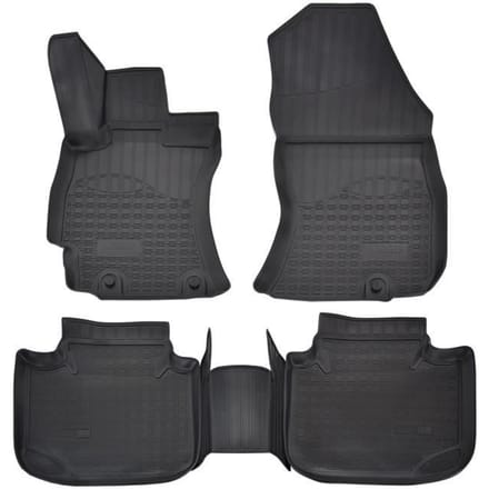NORM Liners | Tapis De Sol En Caoutchouc TPE Toutes Saisones Pour Subaru Outback 5 2014-2019 noir