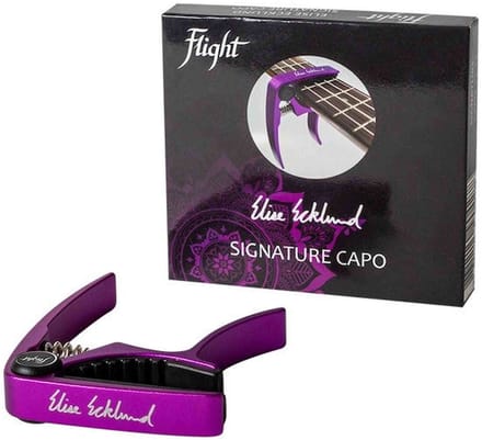 Flight Ukelele Capo - Elise Ecklund Signature Series - Paars