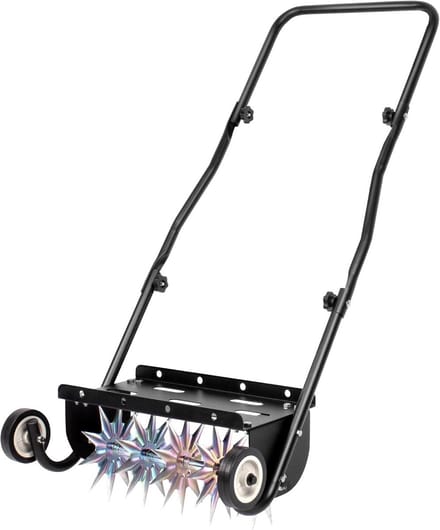 Handmatige Gazonbeluchter 45 cm - Zware Kwaliteit Rol Beluchter met Stalen Handvat