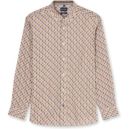 OLYMP Casual Overhemd, Regular Fit, Kent, Bruin