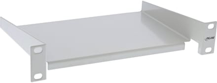 10 inch legplank | 15 cm diep | dicht | max. 10 kg | 1U | grijs
