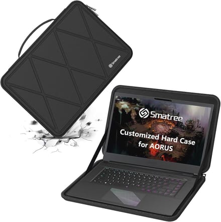 Harde EVA-beschermhoes voor laptops van 15,6 en 16 inch