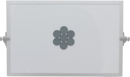 Sam Creative Whiteboard Magneten - Magnetisch Symbool - Cirkel - 2 cm - Grijs - 25 stuks - Whiteboard