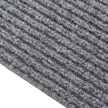 vidaXL - Droogloopmat - 100x350 - cm - grijs