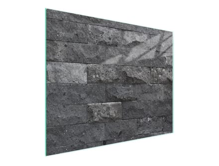 TMK ArtDeko - Snijplank van gehard glas - 52x30 cm - Cegła - Antislip