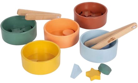 Small Foot - Houten Montessori Sorteerspel met Knijptang