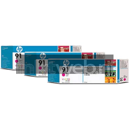 HP 91 3-pack magenta (Origineel)