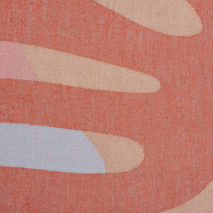 RESHA - Plaid - Lichtrood - 130 x 170 cm - Polyester
