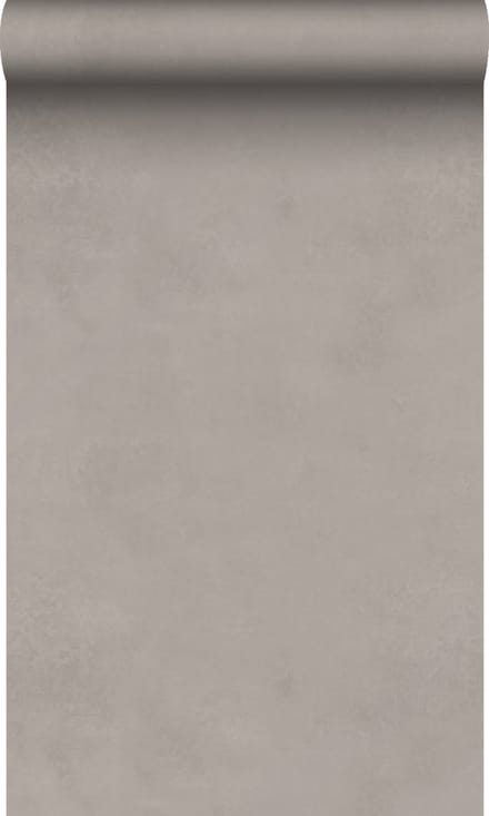 Origin Wallcoverings behang leemstuc grijs - 50 x 900 cm - 348069
