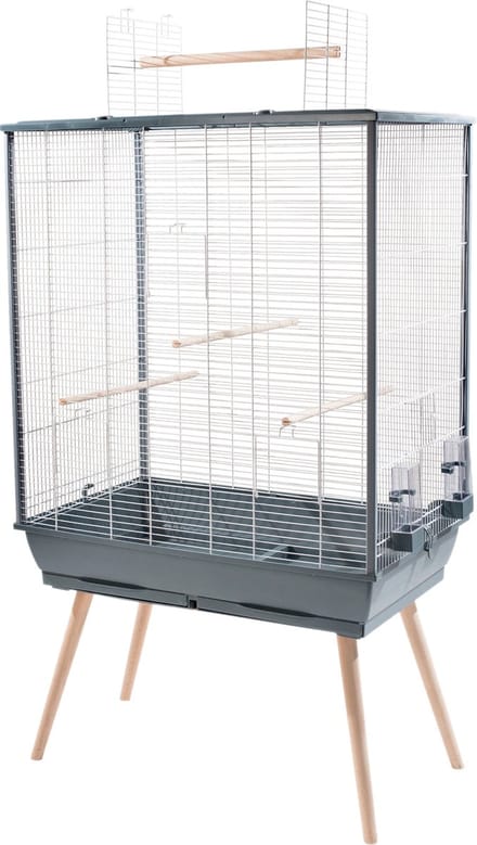 Zolux vogelkooi neo jili grijs 81x48x132 cm